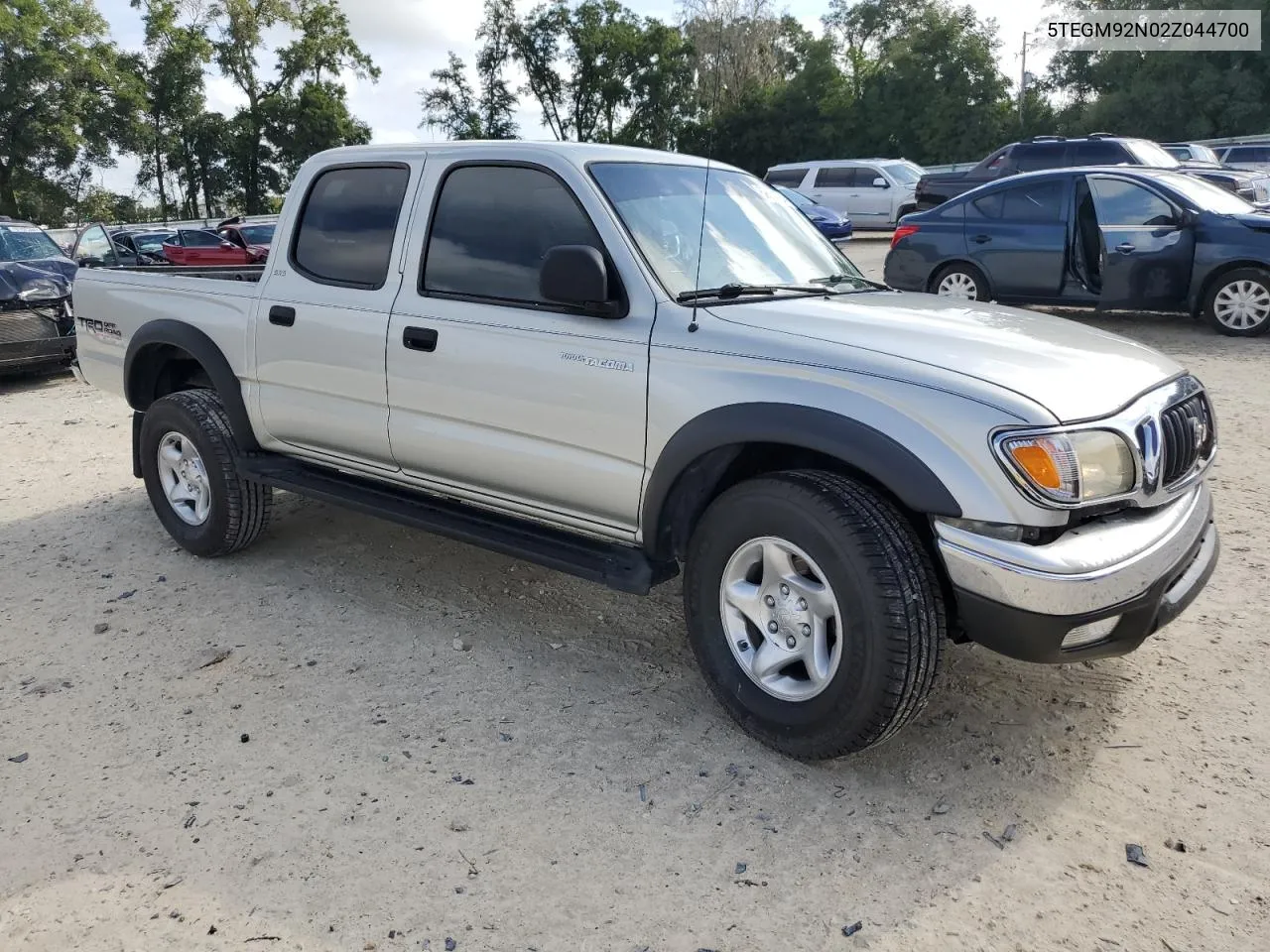 2002 Toyota Tacoma Double Cab Prerunner VIN: 5TEGM92N02Z044700 Lot: 69508724