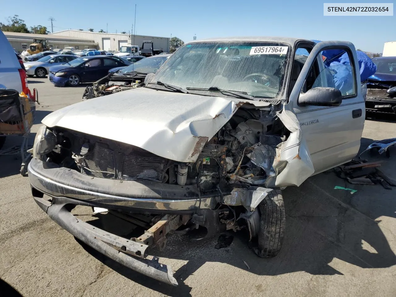 2002 Toyota Tacoma VIN: 5TENL42N72Z032654 Lot: 69517964