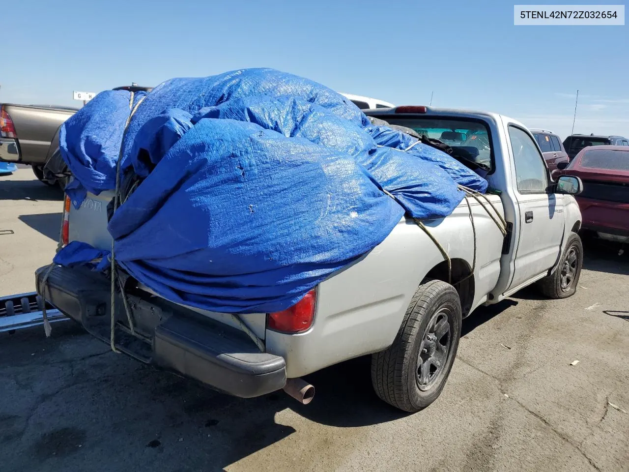 2002 Toyota Tacoma VIN: 5TENL42N72Z032654 Lot: 69517964