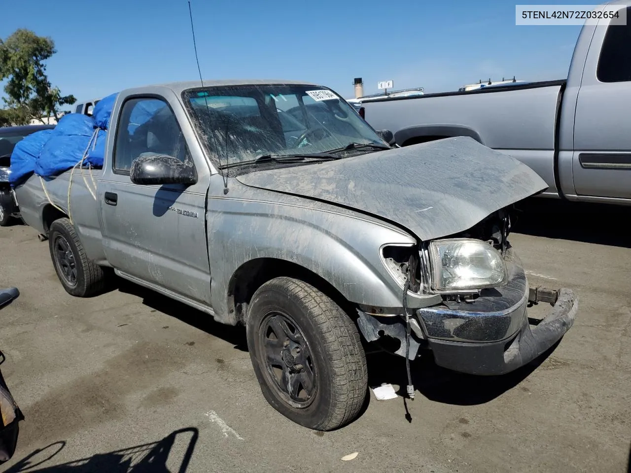 2002 Toyota Tacoma VIN: 5TENL42N72Z032654 Lot: 69517964