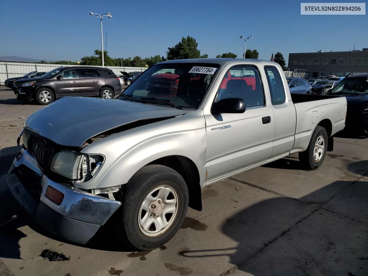 2002 Toyota Tacoma Xtracab VIN: 5TEVL52N82Z894206 Lot: 69627784