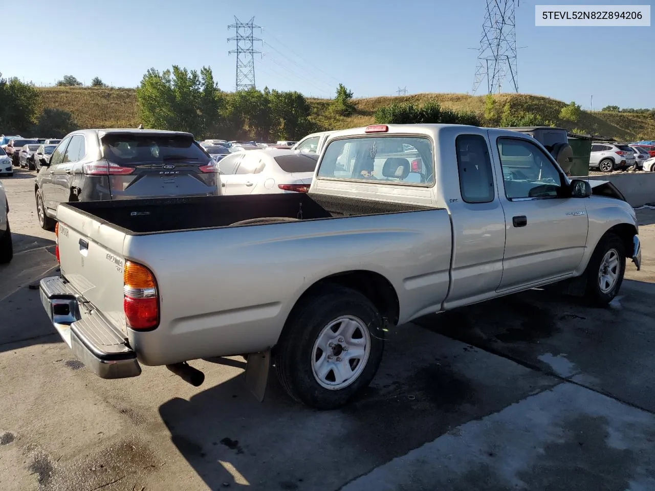 2002 Toyota Tacoma Xtracab VIN: 5TEVL52N82Z894206 Lot: 69627784