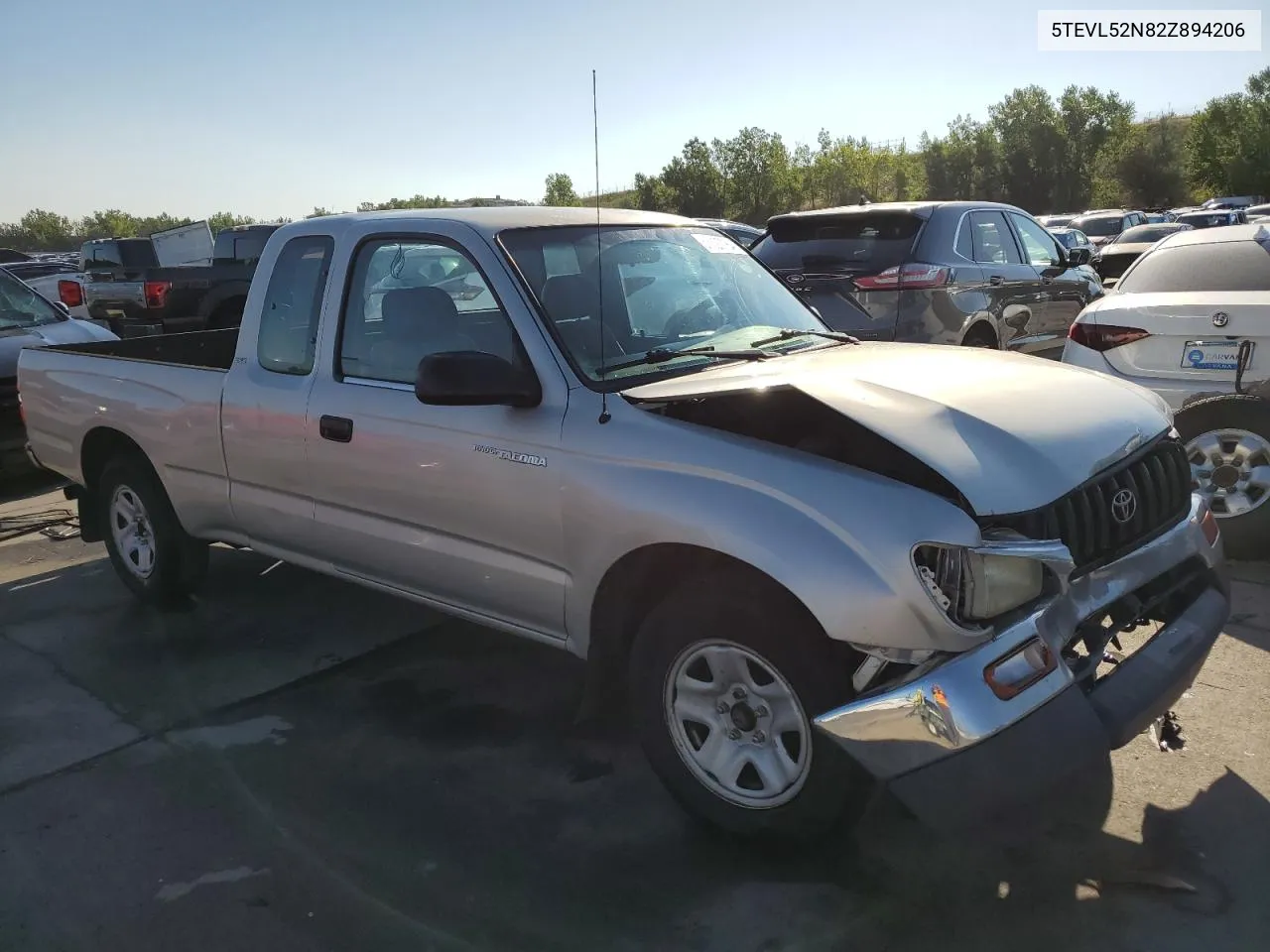 2002 Toyota Tacoma Xtracab VIN: 5TEVL52N82Z894206 Lot: 69627784