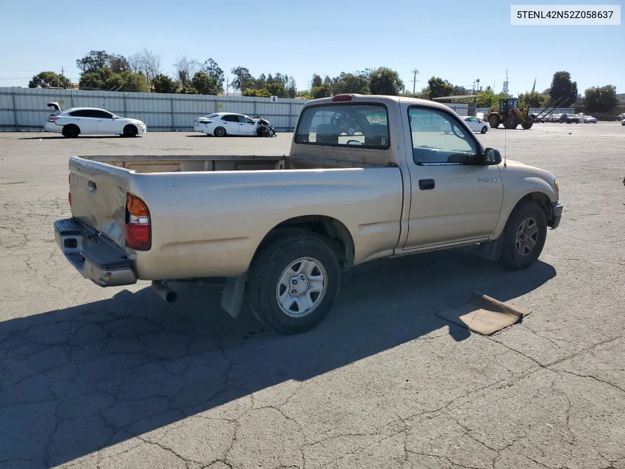 2002 Toyota Tacoma VIN: 5TENL42N52Z058637 Lot: 69861494