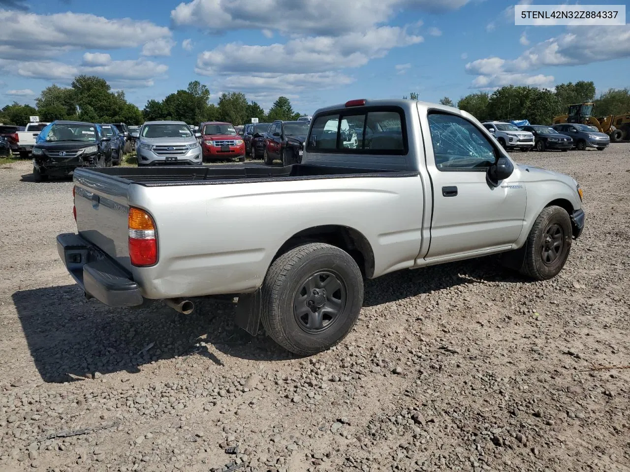 2002 Toyota Tacoma VIN: 5TENL42N32Z884337 Lot: 69870874