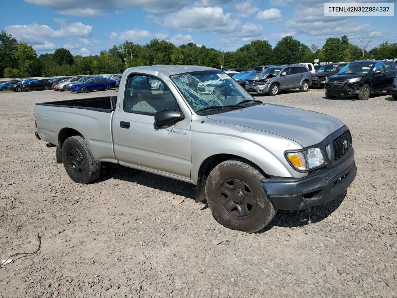 2002 Toyota Tacoma VIN: 5TENL42N32Z884337 Lot: 69870874