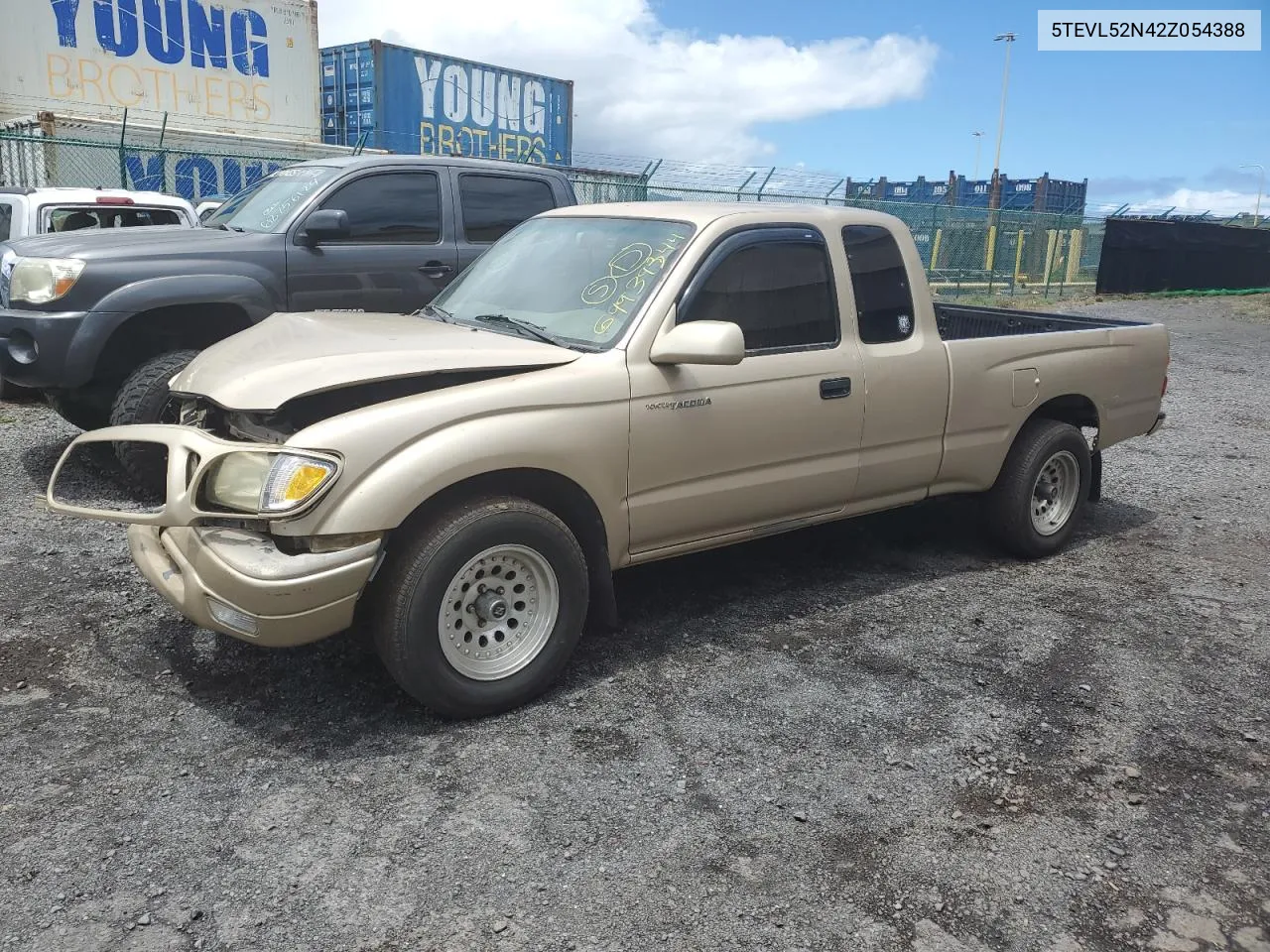 2002 Toyota Tacoma Xtracab VIN: 5TEVL52N42Z054388 Lot: 69939344