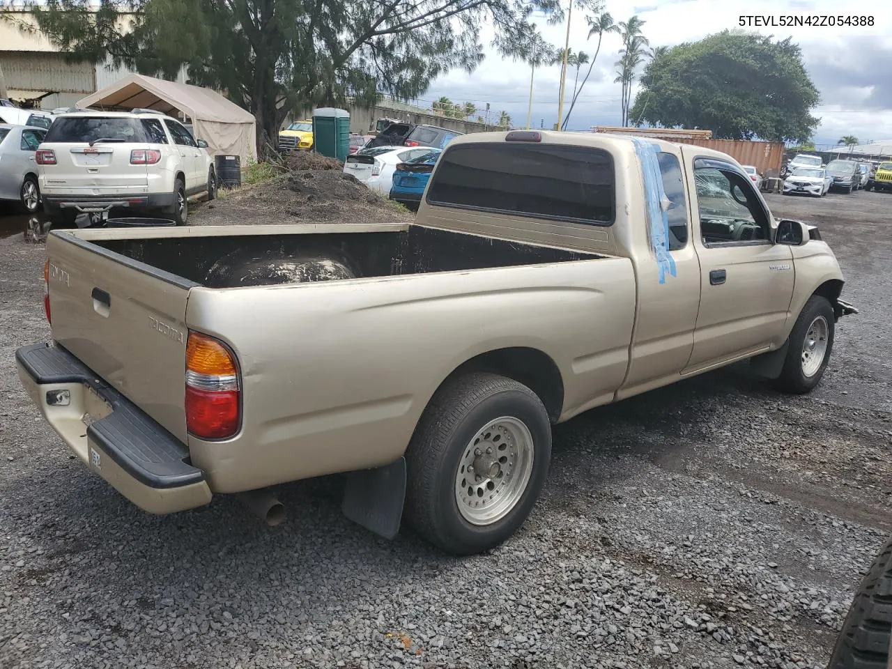 2002 Toyota Tacoma Xtracab VIN: 5TEVL52N42Z054388 Lot: 69939344