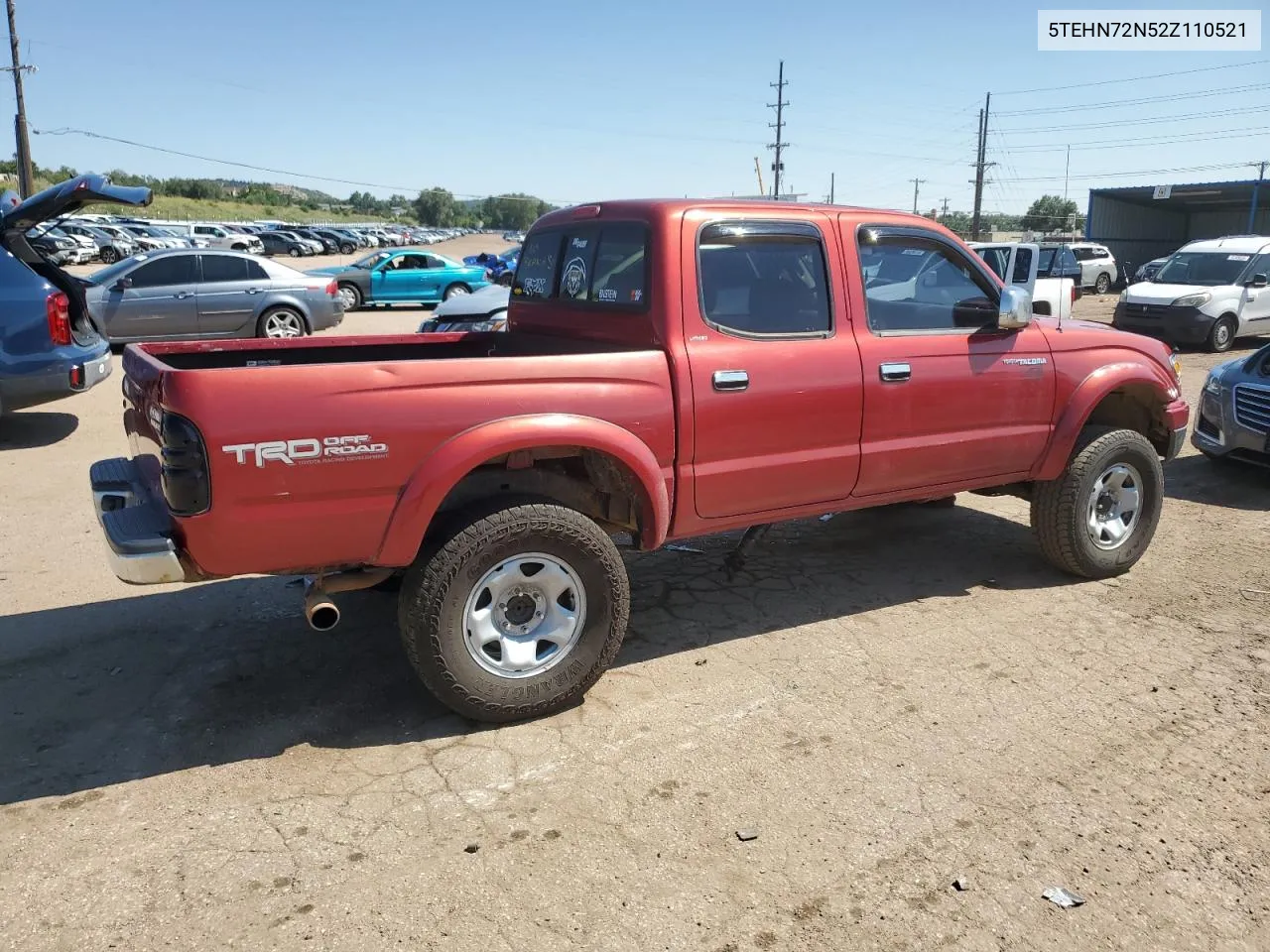 2002 Toyota Tacoma Double Cab VIN: 5TEHN72N52Z110521 Lot: 70236954