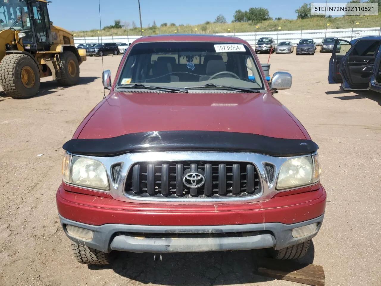 2002 Toyota Tacoma Double Cab VIN: 5TEHN72N52Z110521 Lot: 70236954