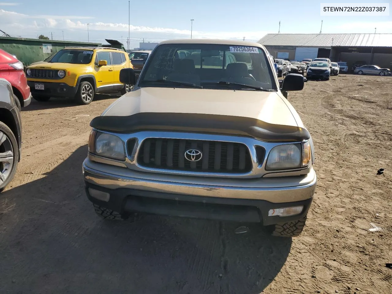 2002 Toyota Tacoma Xtracab VIN: 5TEWN72N22Z037387 Lot: 70256364