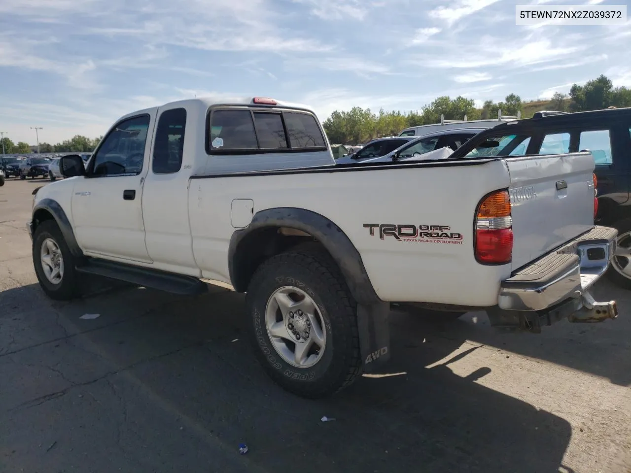 2002 Toyota Tacoma Xtracab VIN: 5TEWN72NX2Z039372 Lot: 70515314