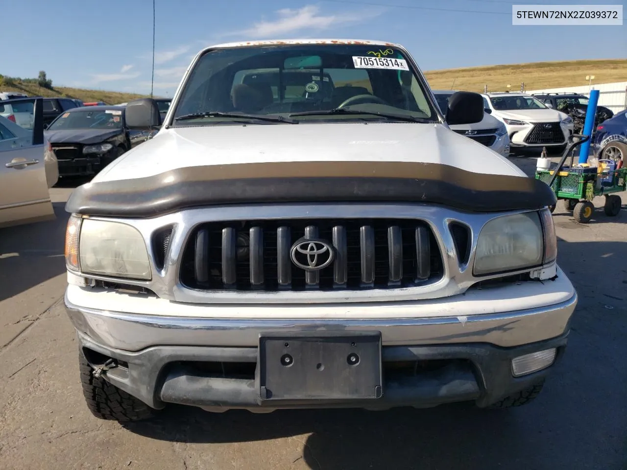 2002 Toyota Tacoma Xtracab VIN: 5TEWN72NX2Z039372 Lot: 70515314