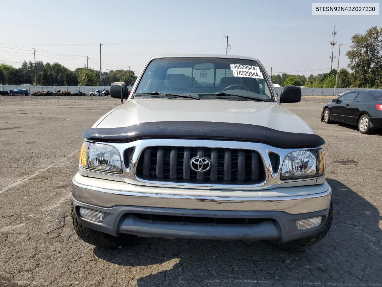 2002 Toyota Tacoma Xtracab Prerunner VIN: 5TESN92N42Z027230 Lot: 70529844