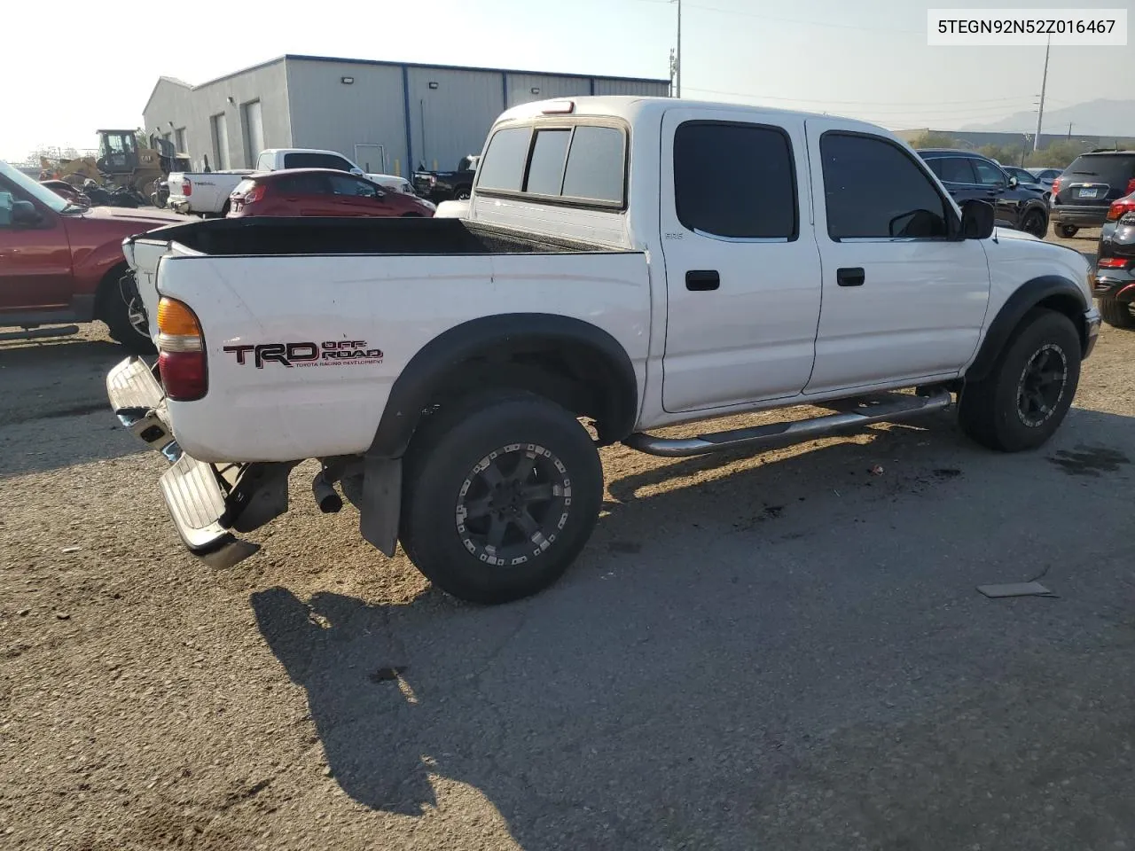 2002 Toyota Tacoma Double Cab Prerunner VIN: 5TEGN92N52Z016467 Lot: 70622594