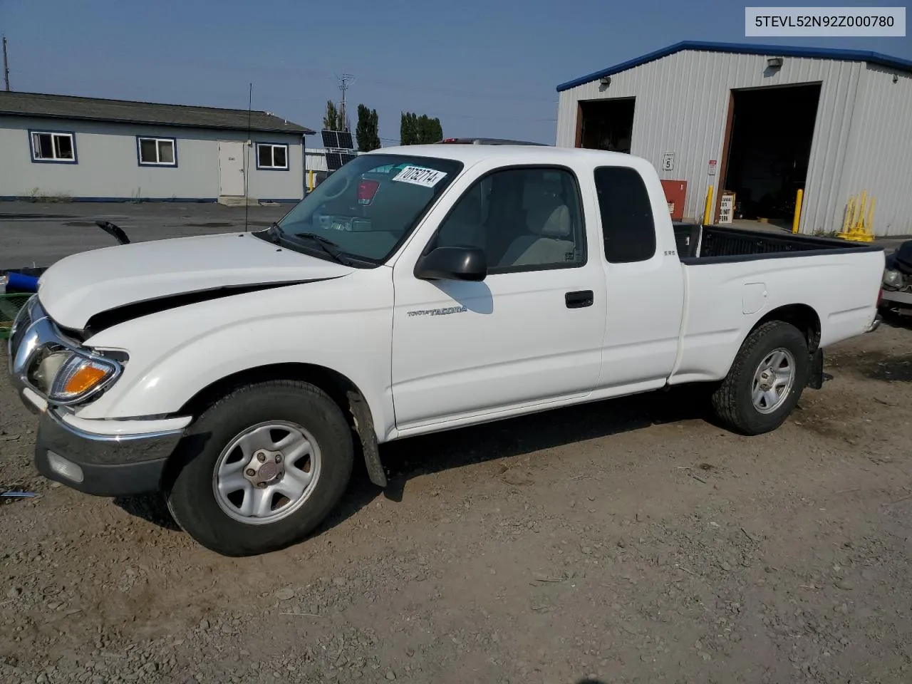 2002 Toyota Tacoma Xtracab VIN: 5TEVL52N92Z000780 Lot: 70752714