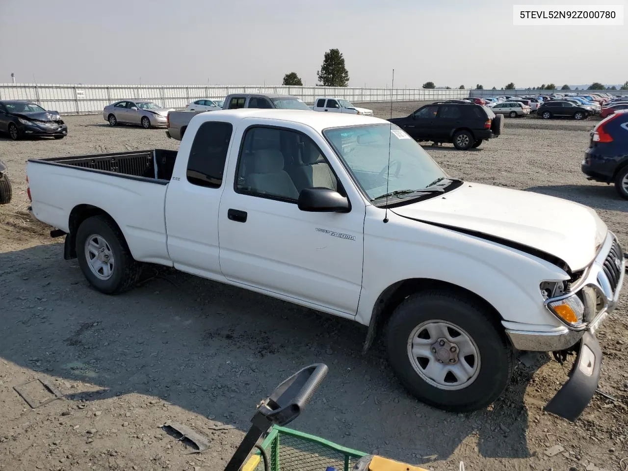 2002 Toyota Tacoma Xtracab VIN: 5TEVL52N92Z000780 Lot: 70752714