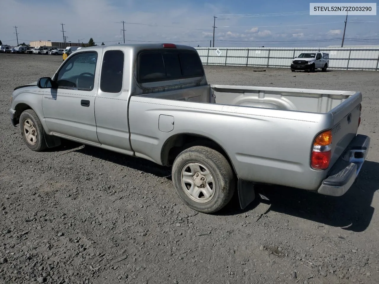 2002 Toyota Tacoma Xtracab VIN: 5TEVL52N72Z003290 Lot: 70892924