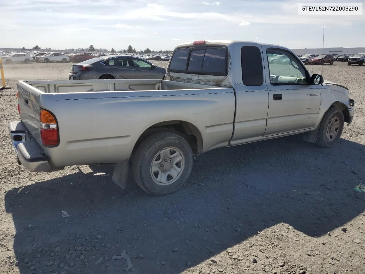 2002 Toyota Tacoma Xtracab VIN: 5TEVL52N72Z003290 Lot: 70892924