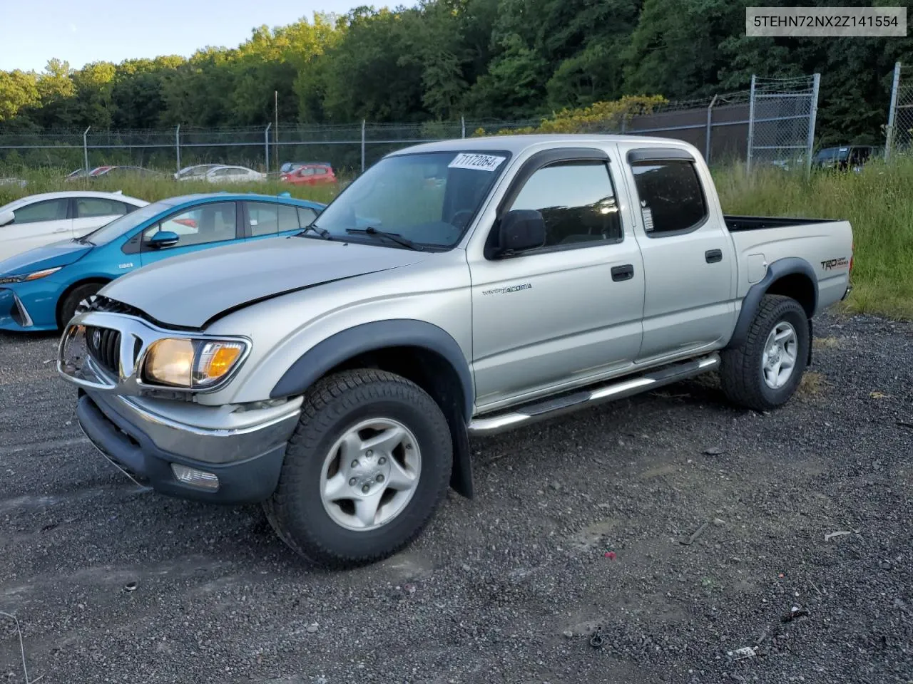 2002 Toyota Tacoma Double Cab VIN: 5TEHN72NX2Z141554 Lot: 71172064