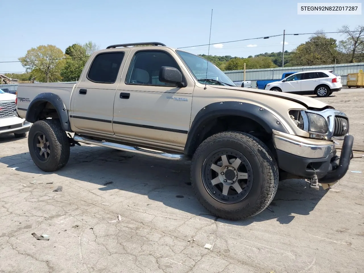 2002 Toyota Tacoma Double Cab Prerunner VIN: 5TEGN92N82Z017287 Lot: 71271794