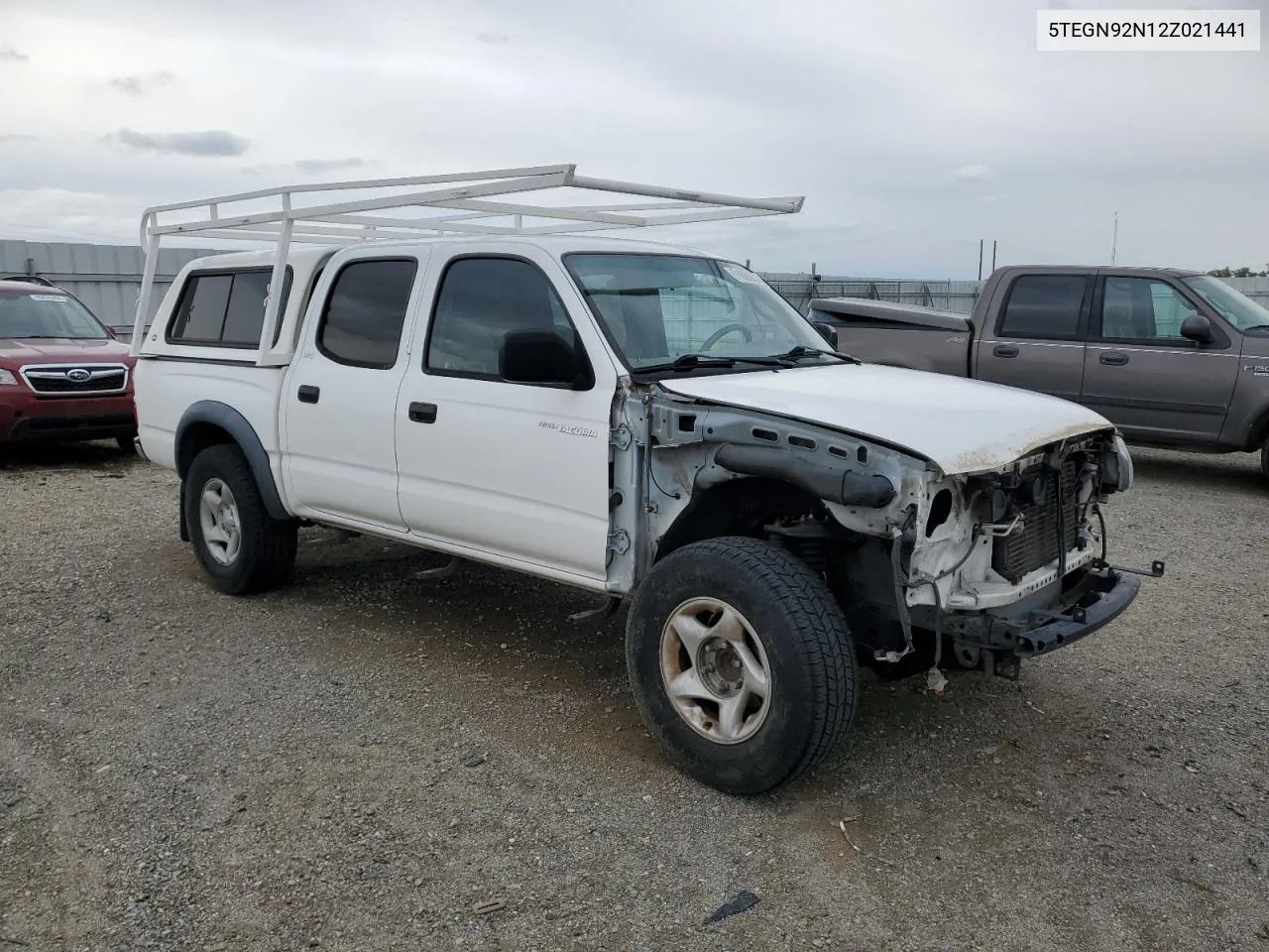 2002 Toyota Tacoma Double Cab Prerunner VIN: 5TEGN92N12Z021441 Lot: 71668054