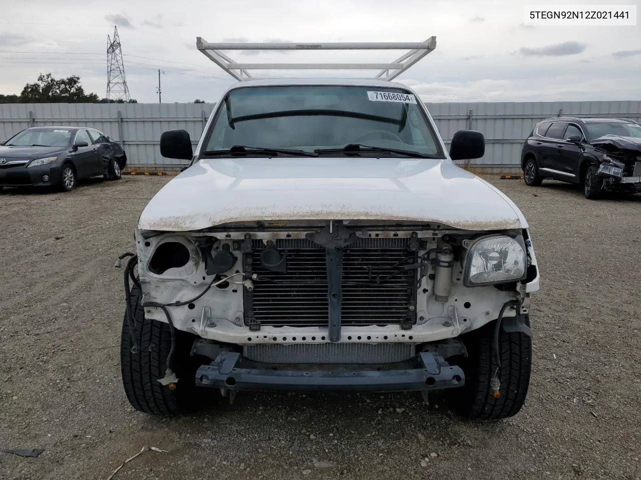 2002 Toyota Tacoma Double Cab Prerunner VIN: 5TEGN92N12Z021441 Lot: 71668054