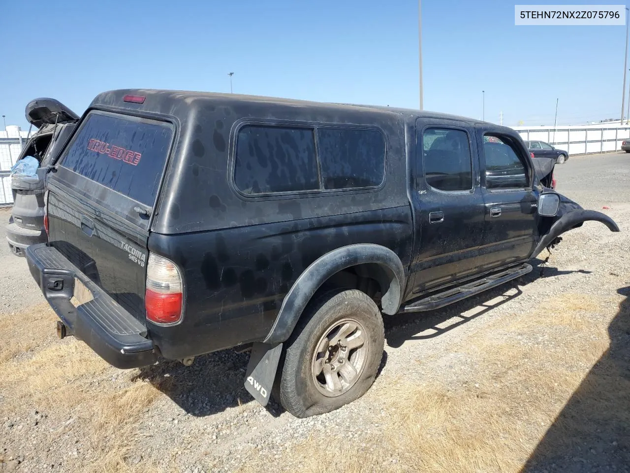 2002 Toyota Tacoma Double Cab VIN: 5TEHN72NX2Z075796 Lot: 71857014