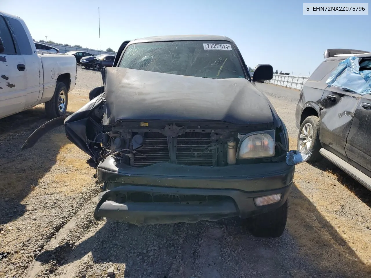 2002 Toyota Tacoma Double Cab VIN: 5TEHN72NX2Z075796 Lot: 71857014