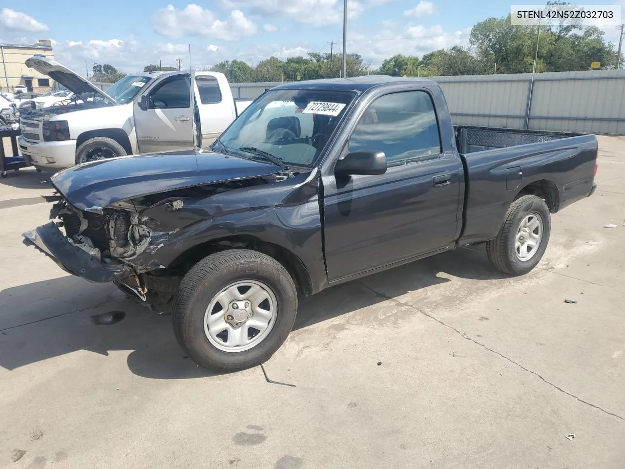 2002 Toyota Tacoma VIN: 5TENL42N52Z032703 Lot: 72729844