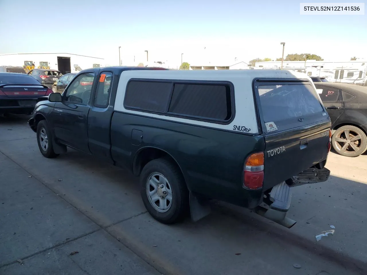 2002 Toyota Tacoma Xtracab VIN: 5TEVL52N12Z141536 Lot: 72838384