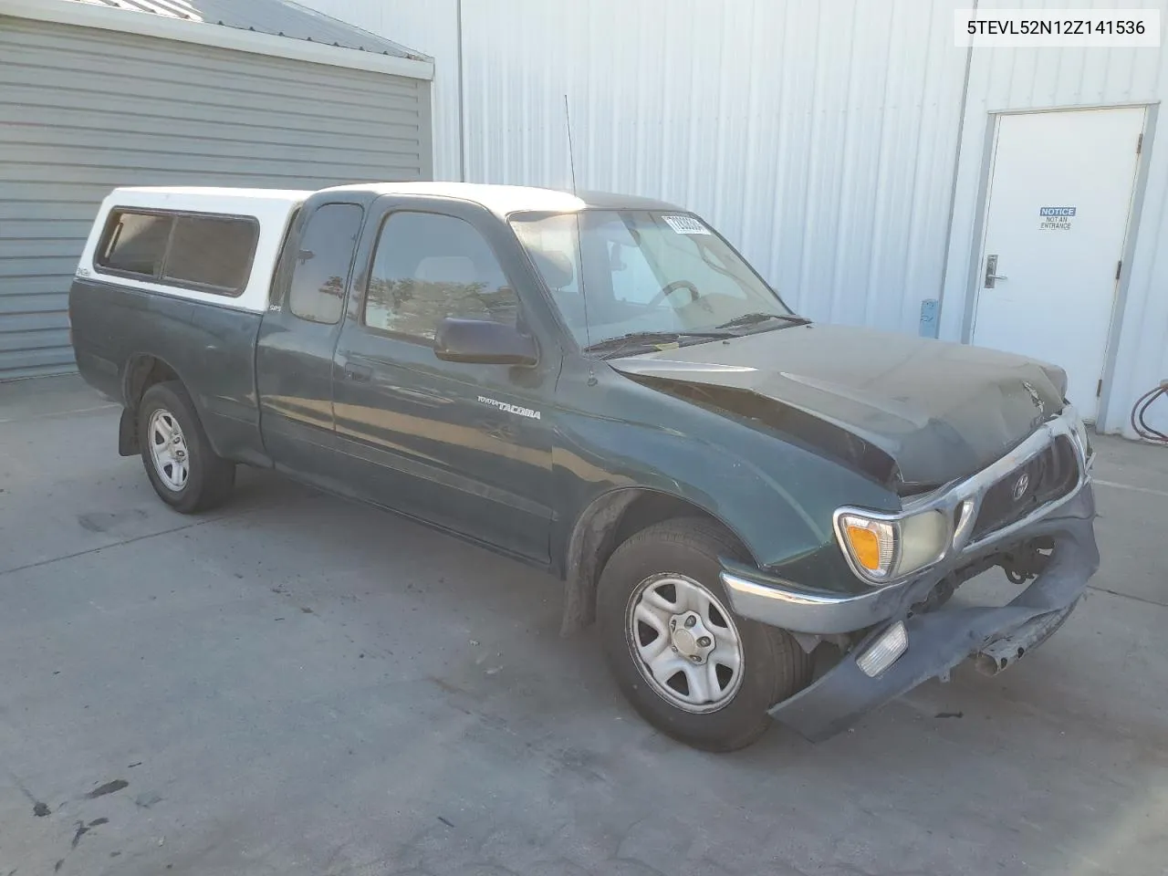 2002 Toyota Tacoma Xtracab VIN: 5TEVL52N12Z141536 Lot: 72838384