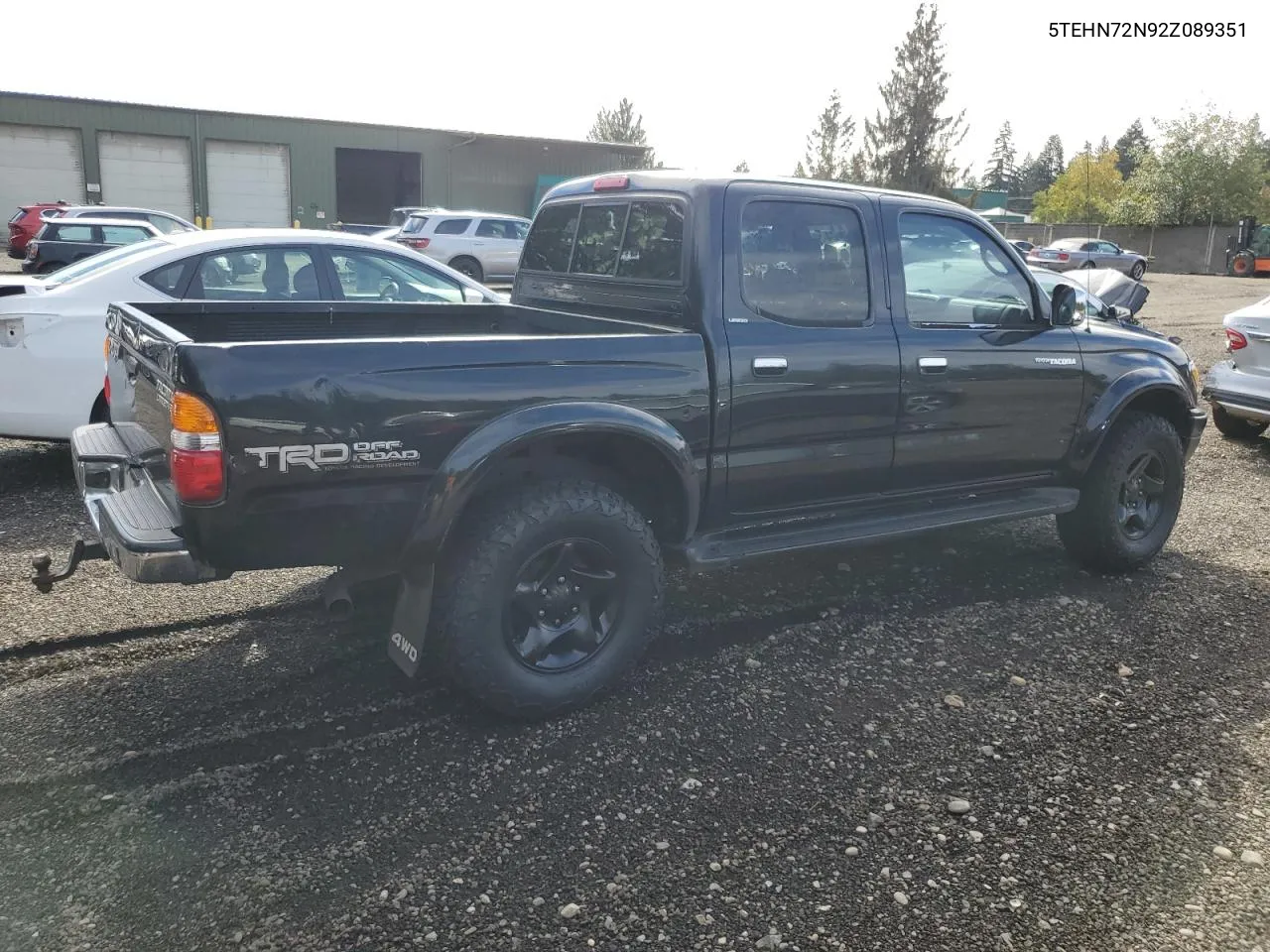 2002 Toyota Tacoma Double Cab VIN: 5TEHN72N92Z089351 Lot: 73370104