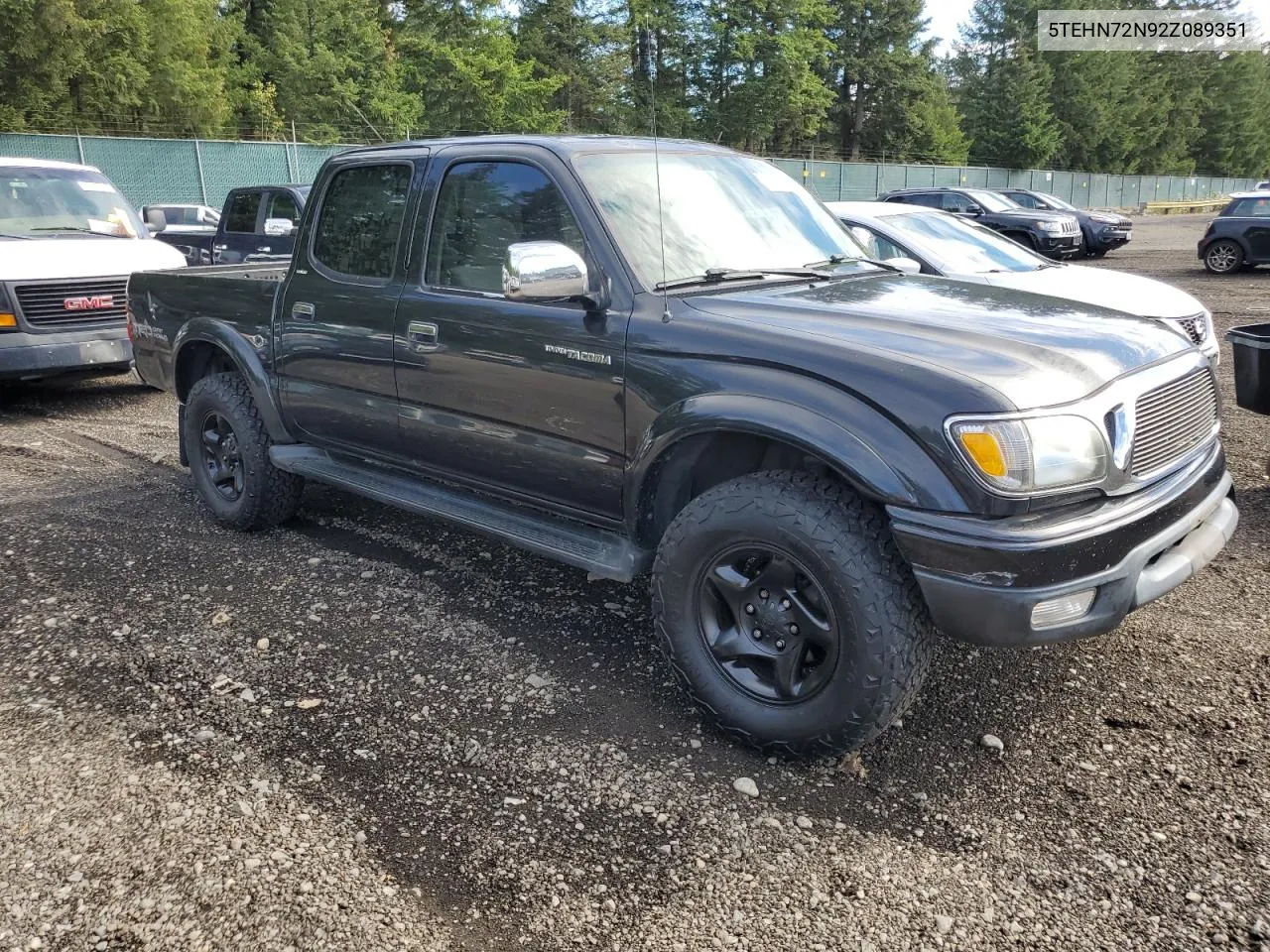 2002 Toyota Tacoma Double Cab VIN: 5TEHN72N92Z089351 Lot: 73370104