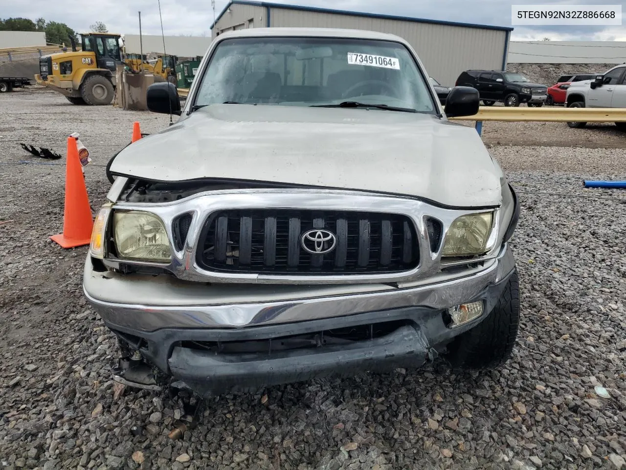 2002 Toyota Tacoma Double Cab Prerunner VIN: 5TEGN92N32Z886668 Lot: 73491064