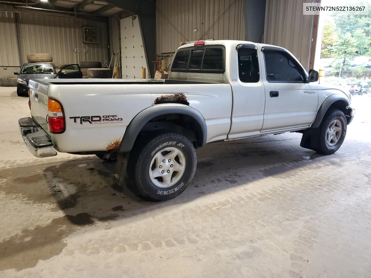 2002 Toyota Tacoma Xtracab VIN: 5TEWN72N52Z136267 Lot: 73849434