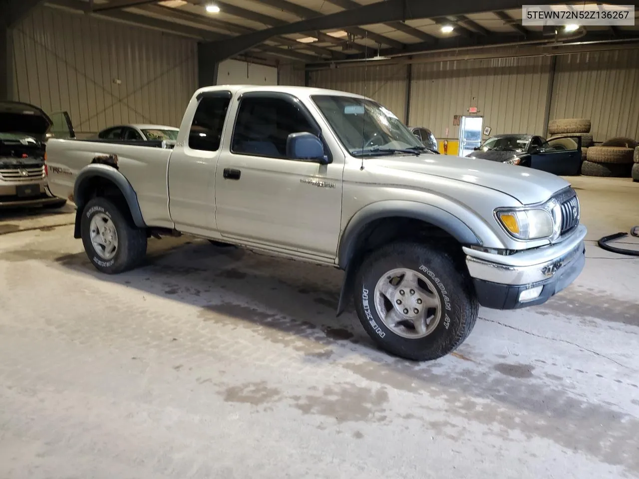 2002 Toyota Tacoma Xtracab VIN: 5TEWN72N52Z136267 Lot: 73849434