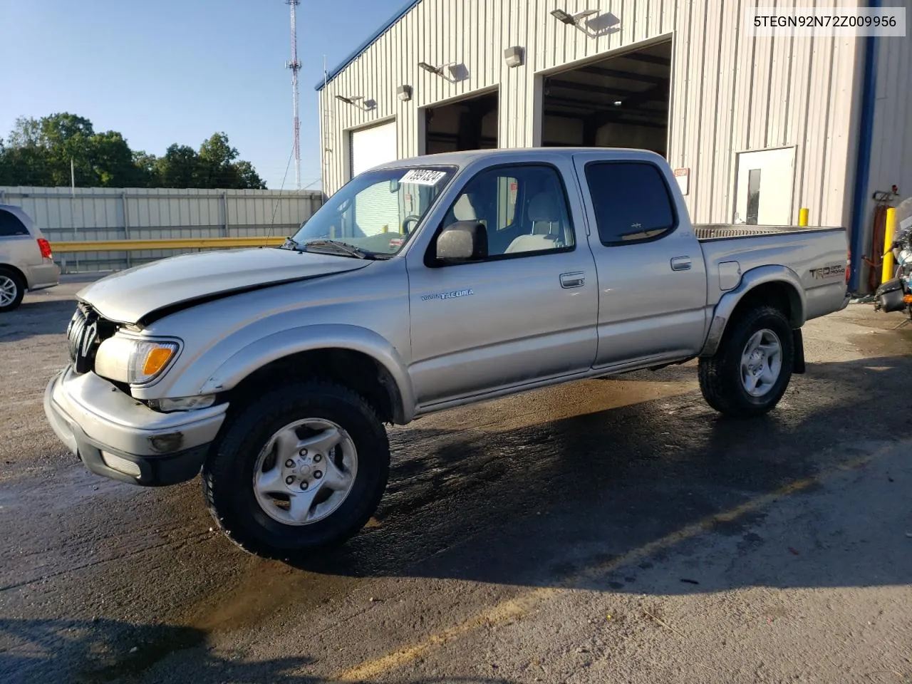 2002 Toyota Tacoma Double Cab Prerunner VIN: 5TEGN92N72Z009956 Lot: 73991324