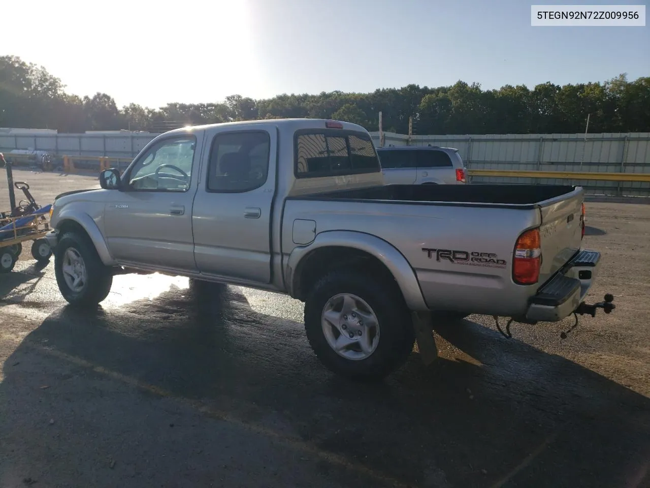 2002 Toyota Tacoma Double Cab Prerunner VIN: 5TEGN92N72Z009956 Lot: 73991324