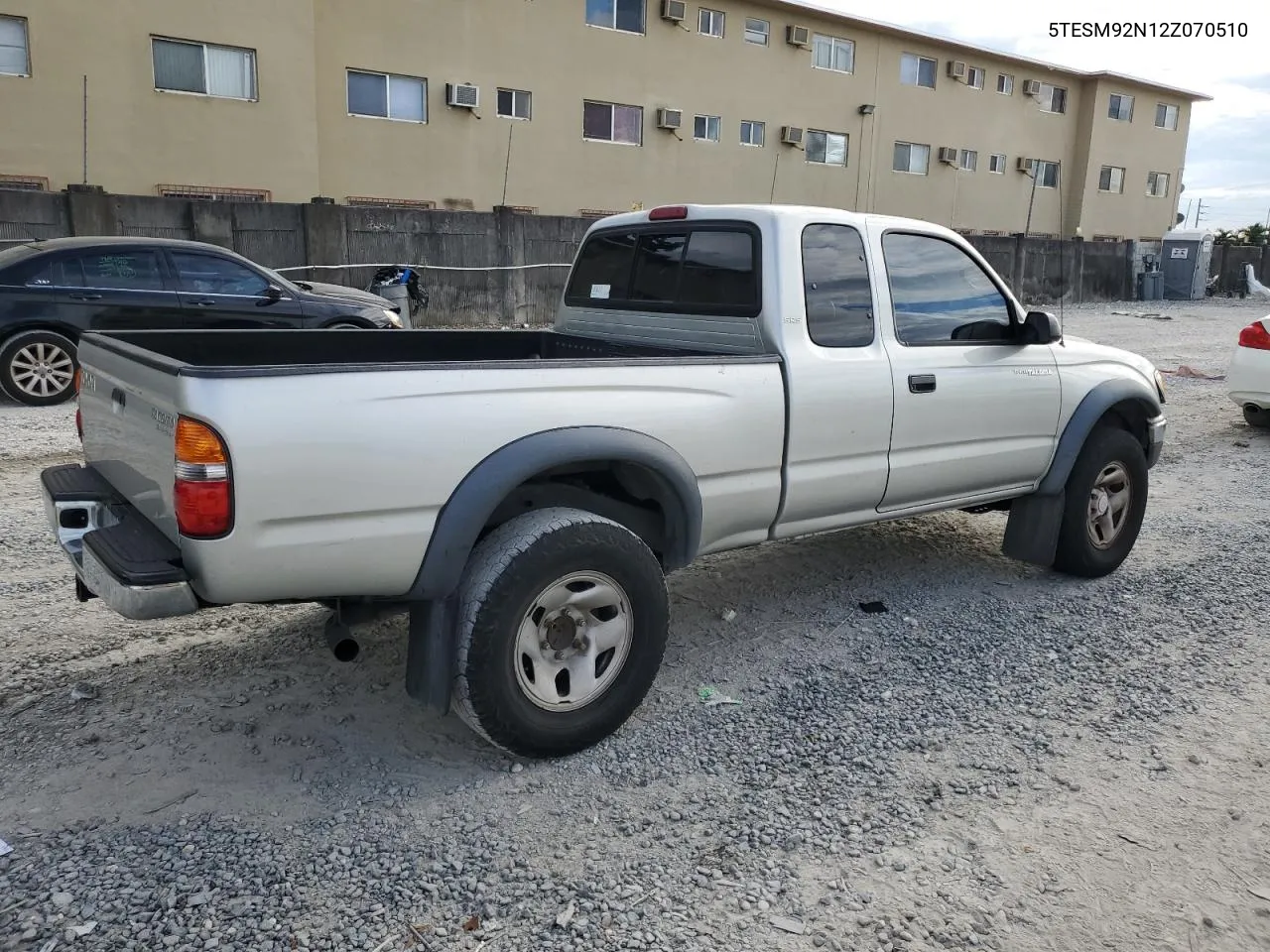 2002 Toyota Tacoma Xtracab Prerunner VIN: 5TESM92N12Z070510 Lot: 74436994