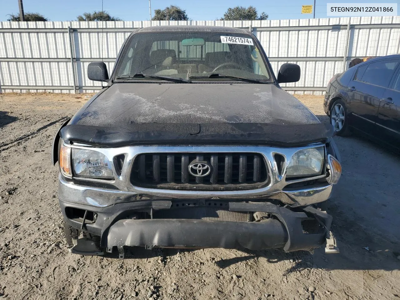 2002 Toyota Tacoma Double Cab Prerunner VIN: 5TEGN92N12Z041866 Lot: 74621574