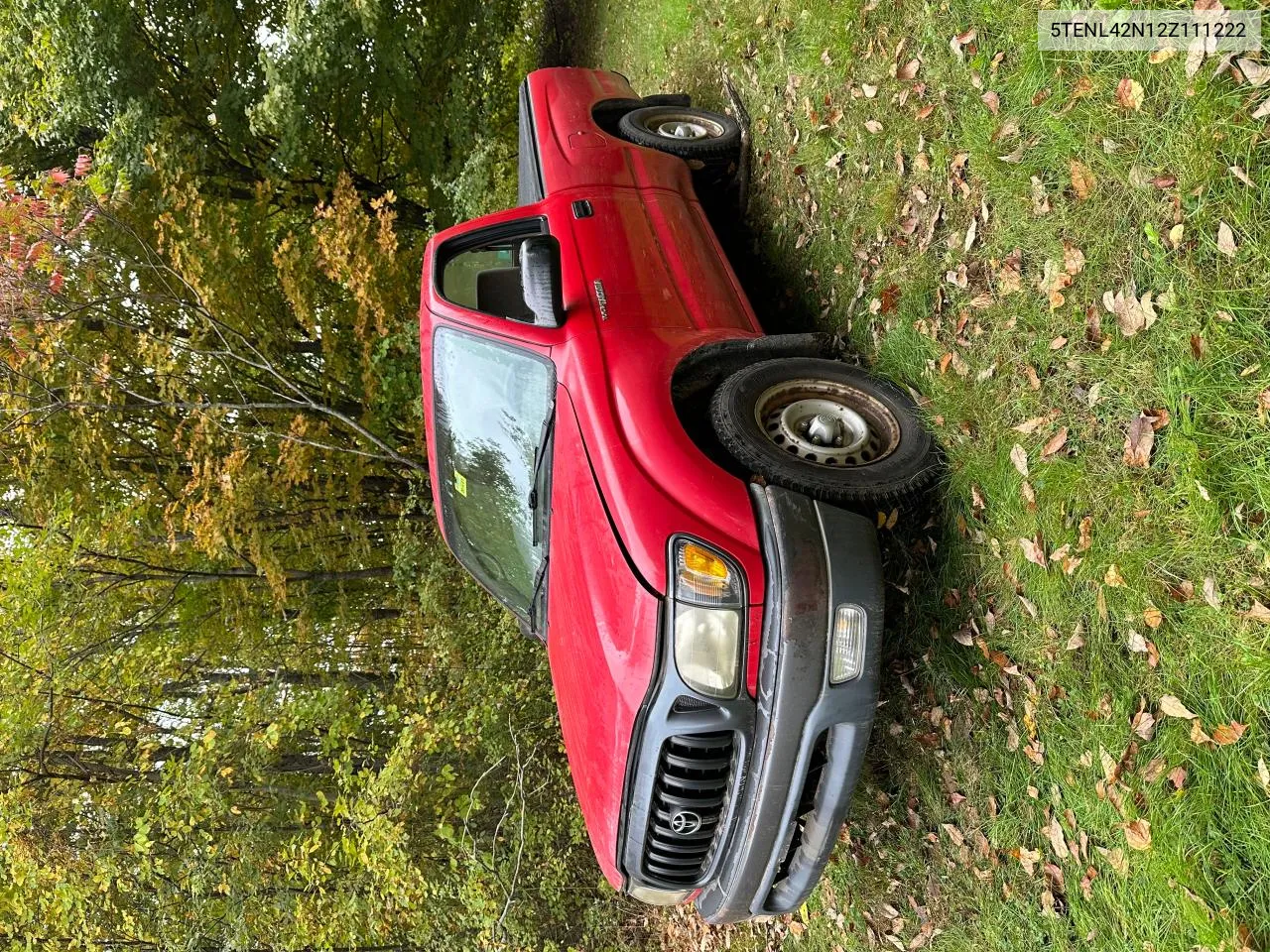 2002 Toyota Tacoma VIN: 5TENL42N12Z111222 Lot: 74767994