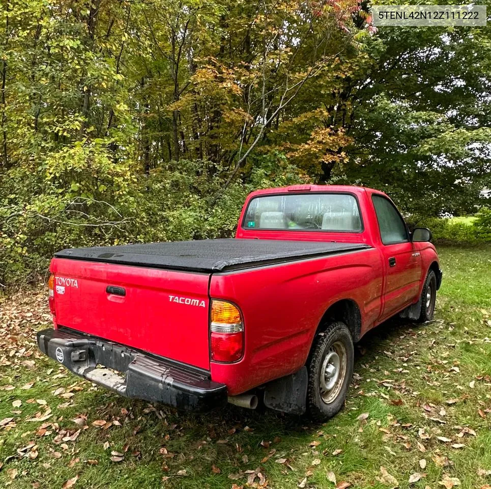 2002 Toyota Tacoma VIN: 5TENL42N12Z111222 Lot: 74767994