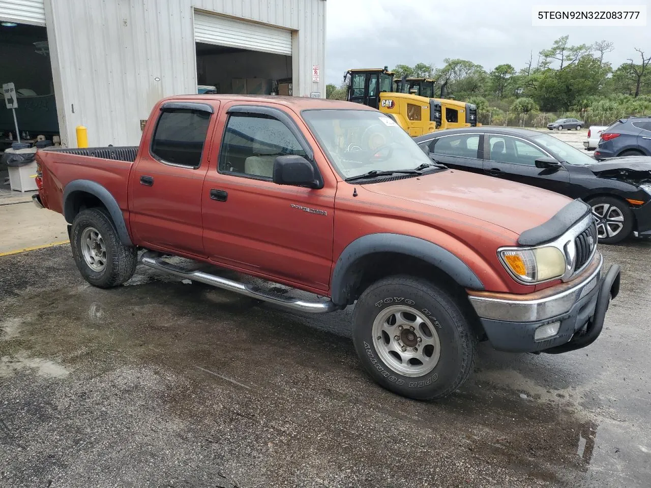 2002 Toyota Tacoma Double Cab Prerunner VIN: 5TEGN92N32Z083777 Lot: 74833244