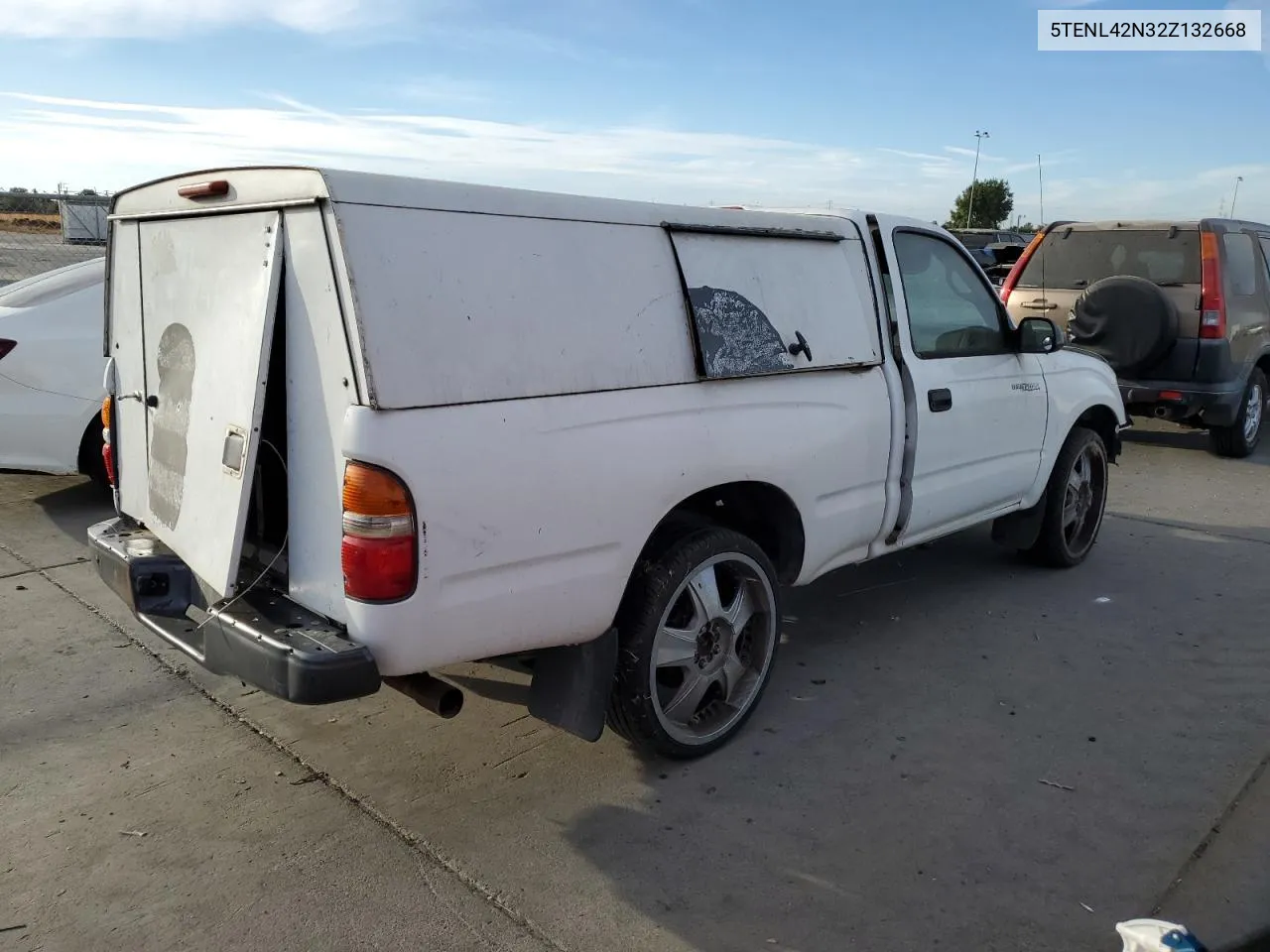 2002 Toyota Tacoma VIN: 5TENL42N32Z132668 Lot: 75738024