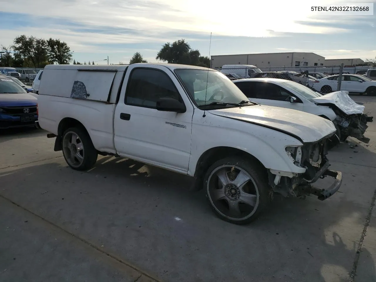 2002 Toyota Tacoma VIN: 5TENL42N32Z132668 Lot: 75738024