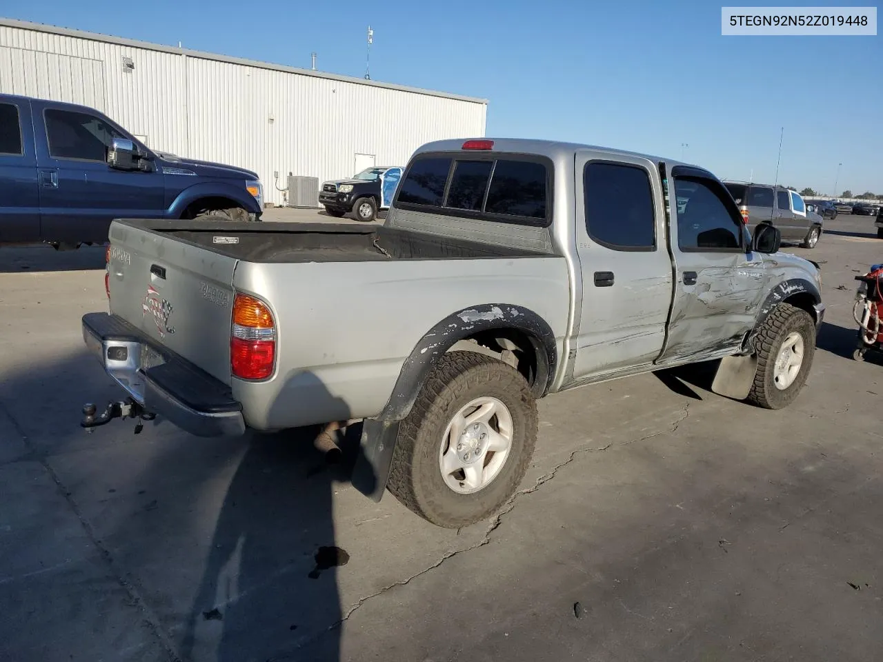 2002 Toyota Tacoma Double Cab Prerunner VIN: 5TEGN92N52Z019448 Lot: 76710224