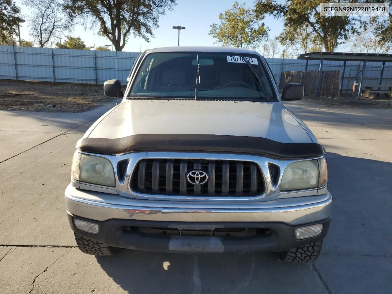 2002 Toyota Tacoma Double Cab Prerunner VIN: 5TEGN92N52Z019448 Lot: 76710224