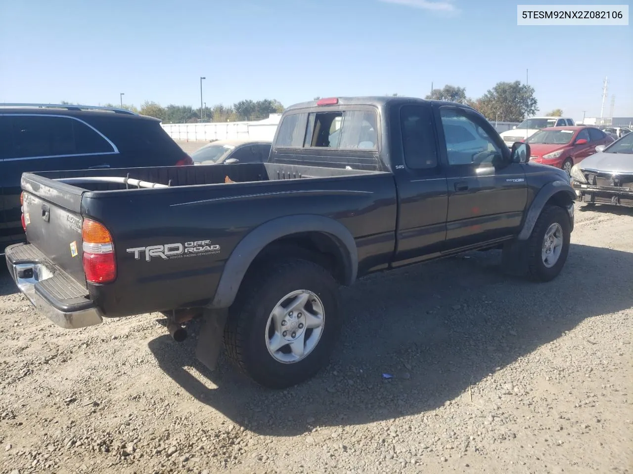 2002 Toyota Tacoma Xtracab Prerunner VIN: 5TESM92NX2Z082106 Lot: 76956874