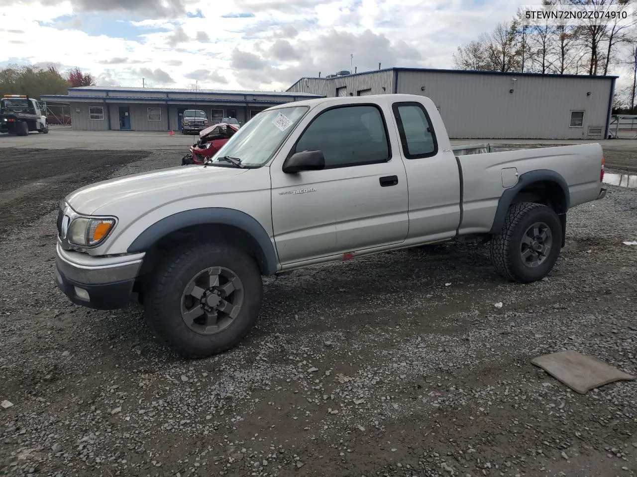 2002 Toyota Tacoma Xtracab VIN: 5TEWN72N02Z074910 Lot: 76969454